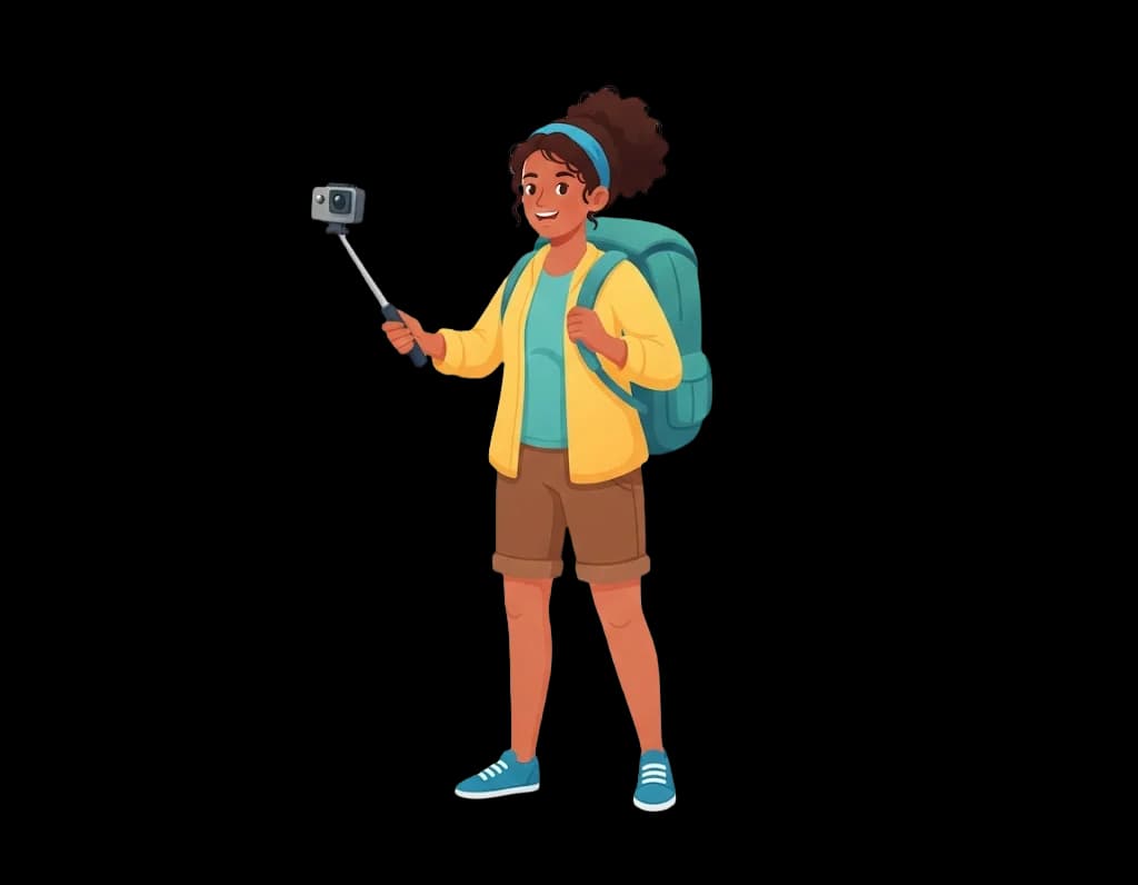 Tourists illustration