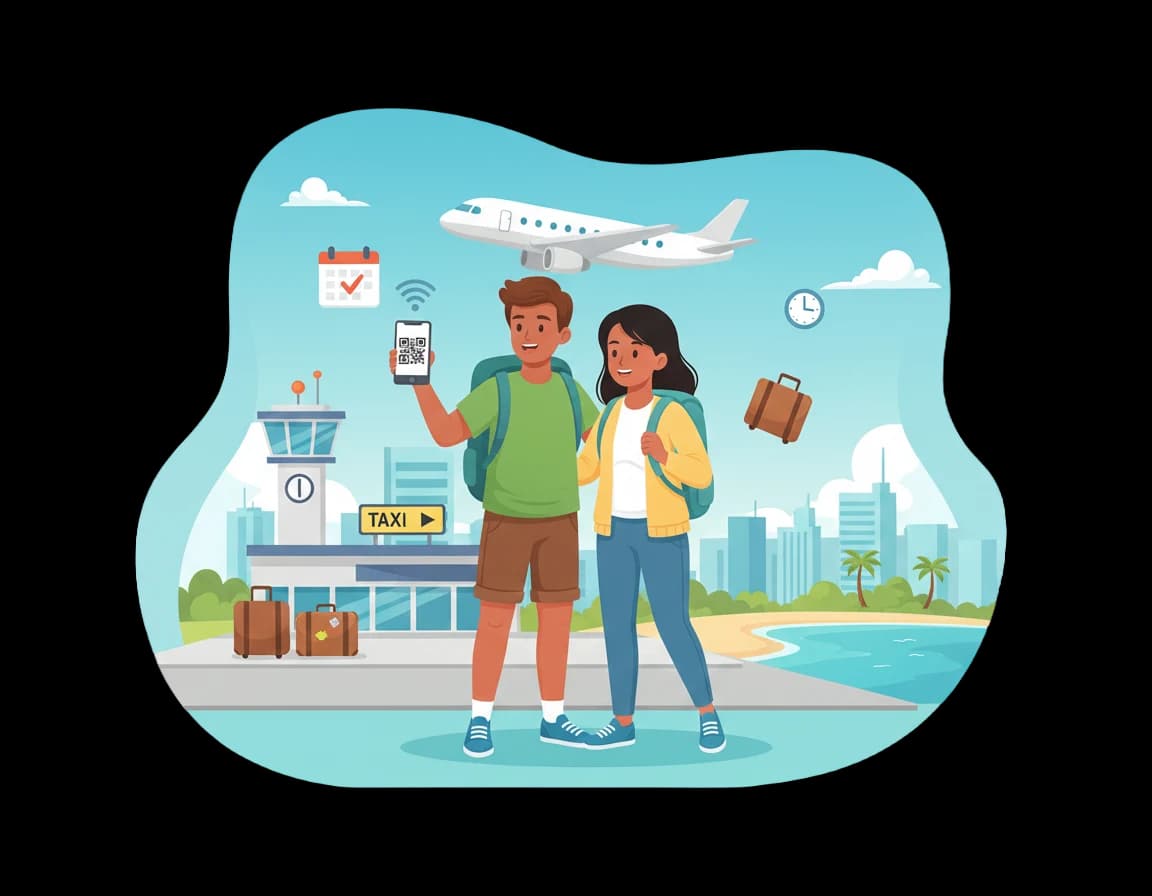 Short-term Visitors illustration